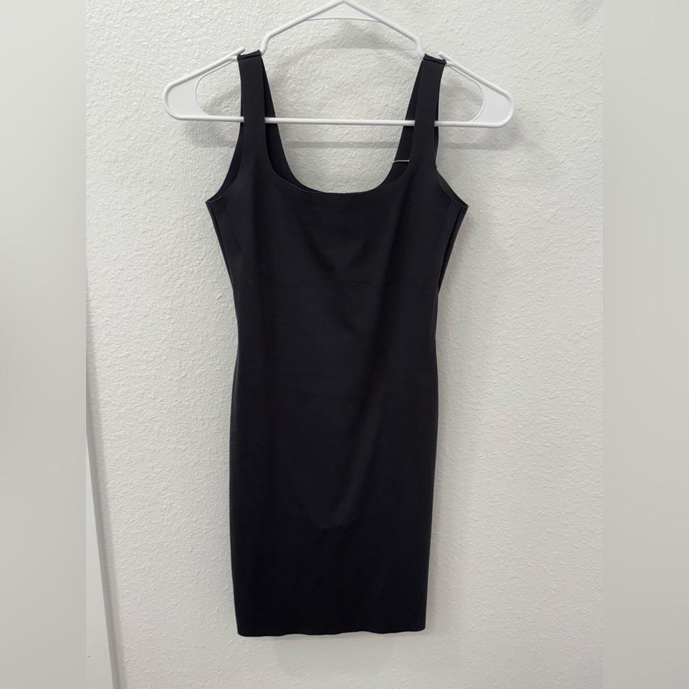 New Skims Body tank dress in onyx black medium